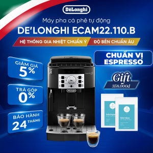 Máy Pha Cà Phê Tự Động DeLonghi ECAM22.110.B Magnifica S - Tích Hợp Cối Xay - Chính Hãng