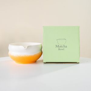 UNIITY Gốm sứ Bát Matcha Nhiều màu sắc với vòi rót Bộ trà Nhật Bản  Có thể tái sử dụng Bộ dụng cụ pha matcha Những người yêu trà