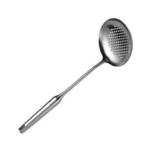 3pcs Stainless Steel Kitchen Utensils Set Thickened Cooking Shovel Frying Spoon Soup Colander