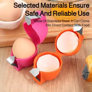 Portable Egg Cracker Household Kitchen Baking Tool Egg Cracker That Doesn T Leave Crumbs Manual Egg Beater快速开壳鸡蛋开壳器
