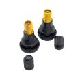 Tubeless Tire Valve Stem 2pcs Motorcycle Straight Type Air Valve. 