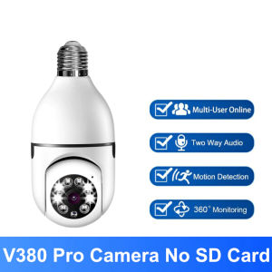 HIKVISION Bulb Dual Lens CCTV Camera BUY 1 TAKE 1 WIFI Connect Cellphone 4K HD Waterproof Surveillance Two-Way Audio Night Vision IP Security Cameras