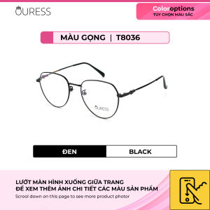 Gọng kính titanium 2063 9066 T8036 thời trang nam nữ cao cấp siêu nhẹ siêu bền OURESS