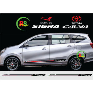 Sticker toyota calya daihatsu sigra aksesories calya sigra 2023 terlaris