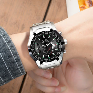 OPK Brand Fashion Japanese-made luminous quartz Watch for Men Luxury Stainless Steel Waterproof Business