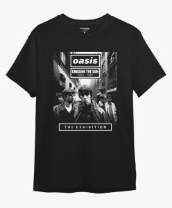 Kaos band Oasis The Exhibition distro rock n roll