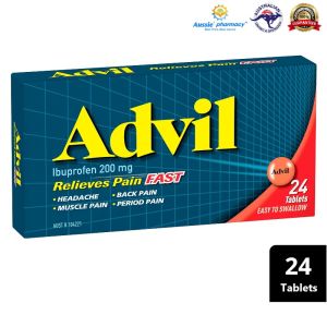 Advil Ibuprofen 200mg Multi-Pain Relief Tablets 24 tablets Fast 8-Hour Relief for Headache Back Muscle & Period Pain