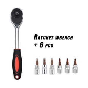 3/8" Long Neck Ratchet Wrench Electric Extended Wrench Right Angle Wrench Drill Fast Screwdriverl Screw Nut Repair Tool