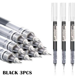 0.5mm 10pcs Needle Tube Liquid Rollerball Gel Gel Pen Quick Dry Pen School Office Gel Pen