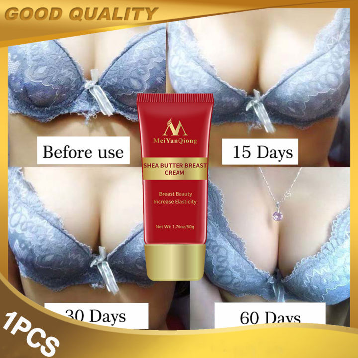 MeiYanQiong Natural Breast Cream Enlargement Cream Bust Become Bigger Quickly Enhance Massage Body Treatments Cream 50g Moisturize Enhancement Enlargement Breast Cream Care Tall And Straight Prevent