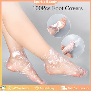 100Pcs Disposable Plastic Paraffin Bath Socks Liners Feet Wax Paraffin Medicated Socks Foot Covers Hand Covers