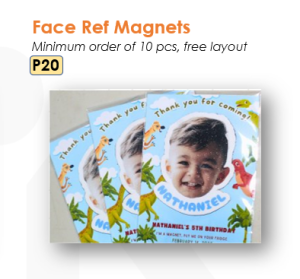 Customized/Personalized Face Ref Magnets