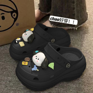 [Free Shipping] Trendy Thick-Soled EVA Clogs Perfect For Summer Wear Both Indoors And Outdoors With A Non-Slip Design Closed-Toe Style And A Flat Sole Ideal For The Beach