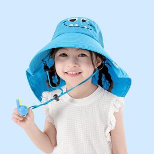 SKISOPGO Sun Hat Kids Sun Cap Bucket Hat Topi Beach Hat Fishermen Sun Hat Big Brim UV Protection for Children