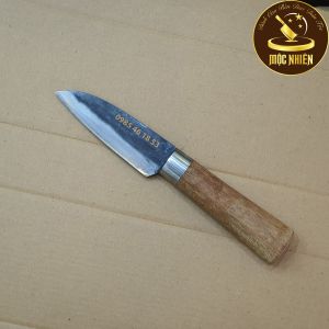 Dao Bổ Cau Gọt Hoa Quả SIêu Sắc Rèn Thủ Công Từ Thép Nhíp Ô tô Cao Cấp - Thương Hiệu Dao Nhà Bếp Mộc Nhiên Phúc Sen Chính Hãng - Hàng Xuất Khẩu Mã MN-DF04