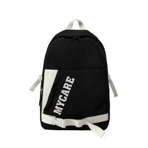 Korean Casual Trend Student Backpack Nylon High School Bag Waterproof Large capacity Travel backpack