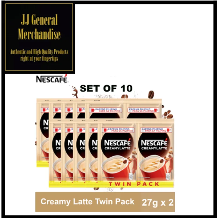 Nescafe 3-in-1 Creamy Latte Twin Pack 55gx5pcs - Bohol Grocery