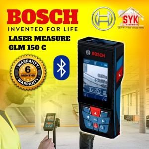SYK BOSCH GLM150C Bluetooth Laser Measure Laser Distance Meter Laser Level Digital Lazer Level Laser Range Finder - 0601072FK0