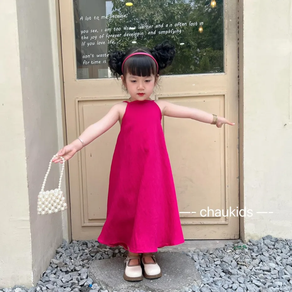 Váy bé gái - đầm maxi dáng dài hottrend thu đông 2023 cho bé gái | Shopee  Việt Nam