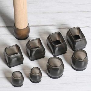 ZYJC ใช้งานง่าย หลายสไตล์ การดูดซับแรงกระแทก ลดเสียงรบกวน วัสดุ TPR ทนต่อการสึกหรอ ของตกแต่งบ้าน ที่ครอบกันพื้น แผ่นรองขาเก้าอี้ แผ่นรองพื้นเฟอร์นิเจอร์