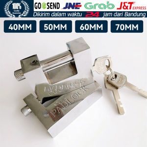 Kunci Pintu Pagar Gembok Panzer Panser Anti Maling Gembok Gudang Anti Potong Kunci Gembok Panser Ukuran 40/50/60/70MM