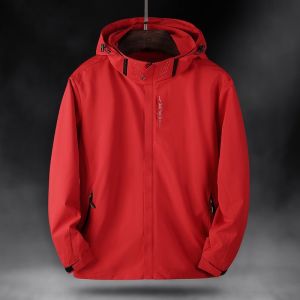 Mens Outdoor Adventure Jacket – Multi-Functional Lightweight Waterproof Breathable and Windproof Coat for All-Weather Protection and Outdoor Activities