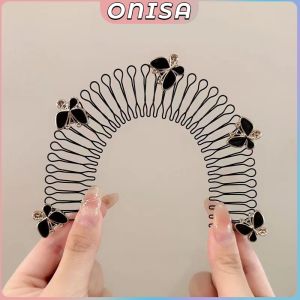 Invisible Broken Hair Clip Roll Curved Inserted Comb Hair Sorting Hairpin Women Hair Styling Bangs