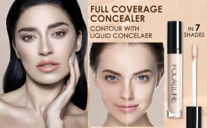 FOCALLURE Concealer Cover up Spots Acne Marks Face Brighten Contour Shadow Makeup Liquid Concealer