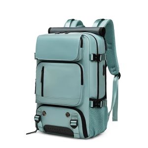 Women Travel Backpack Waterproof 16 Inch Business Laptop Backpack with Shoe Bag Hidden USB Charging Port Hiking Camping Backpack