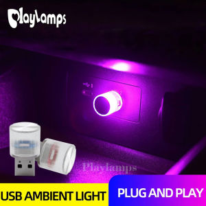 Car Mini USB LED Atmosphere Lights Decorative Lamp Auto Interior Led For Party Ambient Modeling