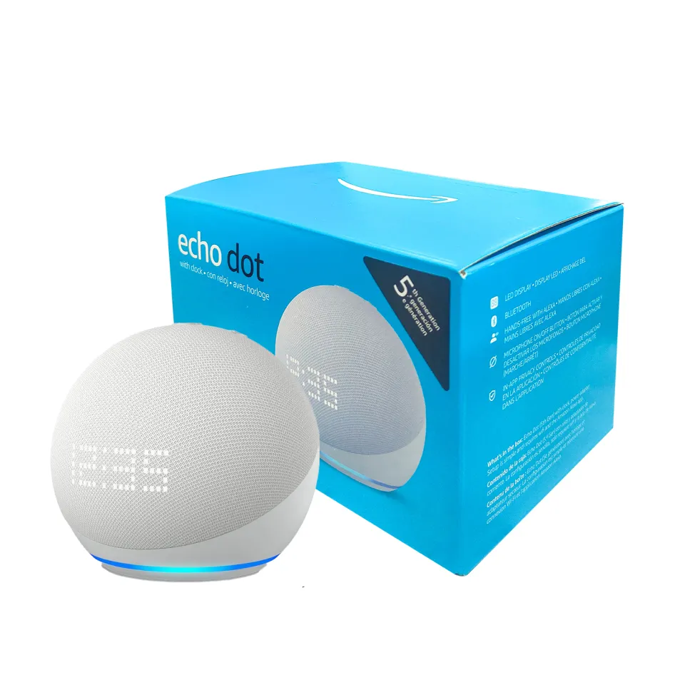 Buy  Echo Dot (5th Gen) Smart Speaker with Alexa - Glacier White