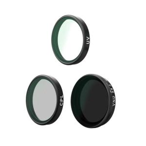 TELESIN 3pcs UV CPL VND Filter Lens for DJI Osmo Action 6 Camera