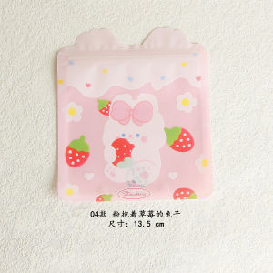 Ziplock Bag Cookies Aesthetic Waterproof Zipper Bag Aksesoris Mini Plastik Klip Packing Serbaguna Anti Air