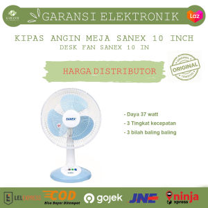 KIPAS DESK FAN SANEX 10INC FD-1088 MEJA KIPAS MINI KIPAS MEJA DESK FAN DESK FAN KIPAS MINI/KIPAS MEJA VARIASI WARNA/KIPAS MEJA MURAH/KIPAS MEJA ORIGINAL