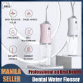 【⚡Ship from Manila】Portable Power Water Flosser Dental Water Floss for Teeth Water Pick for Teeth Cleaner Tartar Remover Electric Dental Floss Kit Tooth Cleaner Machine Waterproof Oral Irrigator with Detachable Reservoir Tooth Washer Remove Calculus. 