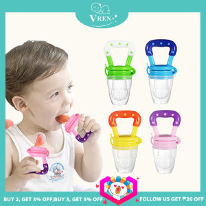 VREN Food Grade Safety BPA Free Newborn Food Fruit Teether Silicone Feeding Feeder Baby Pacifier