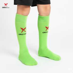 CROXEUS - Kaos Kaki Bola Futsal Anak Laki laki Panjang Warna Biru