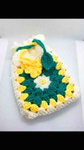 Handmade crochet pouch - summer colourpromotional listing for a limited time only (limited units)