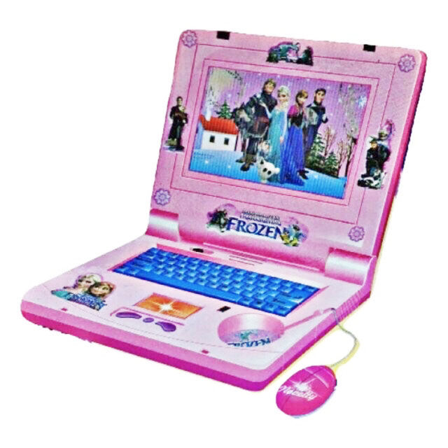NOTEBOOK LAPTOP COMPUTER WITH LIGHTS AND SOUNDS FROZEN PRINCESS