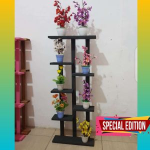 Rak Pot Bunga Hiasan Dekorasi Rumah Cantik ~ Spesial 1 Meter Bisa di gantung dan dilantai RM002