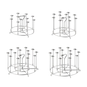 Detachable Vertical Skewer Holder Stainless Steel Barbecue String Grill Air Fryers Baking Oven Accessories