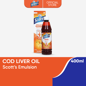Scotts Emulsion Orange 400ml Fish Oil Helps Support Growth and Development