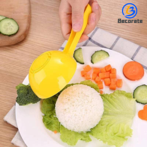 DIY Sushi Mould Rice Ball Spoon Bento Maker Kitchen Accessories Creative Semicircle Rice Scoop Mold Non-stick Curry Rice Mold