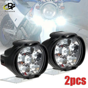 1 PCS LED Light For MotorcycleWaterproof LED Motorcycle Headlight Motorbike Spotlight Mini Driving Light Universal