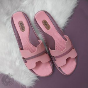 NES Official Camou Sandal Wanita Lilou Pink Kualitas Premium Ringan Nyaman Dipakai Dan Awet