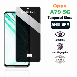 Tempered Glass Anti Spy Oppo A60 A79 5G A18 A98 5G A58 4G A58 5G A38 A78 5G A95/A95 4G A95 5G A53 A56 5G A57  2022 A57 4G A57 5G A77 2022 A77 4G A77 5G A77s 2022 A97 2022 Pelindung Layar Hp/Antigores/Tg/Privacy/Intip/Kepo