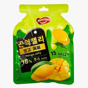 Camilan Snack Makanan Ringan Jelly Konnyaku Konjac Naraya Mango Lychee Blueberry Assorted Jelly 300 Gr