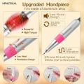 Electric Nail Drill File Professional E-File 30000RPM Tools for Acrylics Nails Natural Nails with Foot Pedal Ideal for Hands and Feet at Home use Nail Salon (White). 