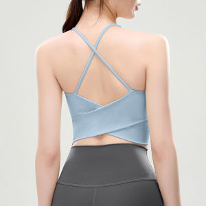 AE Loose-fitting slimming yoga set for women breathable quick-dry tank top plus-size sports top for plus-size girls Pilates training wear