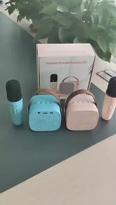 Karaoke Machine For Kids And s Portable Speaker With 1-2 Wireless Microphone For Home KTV Birthday Party Holiday Gifts